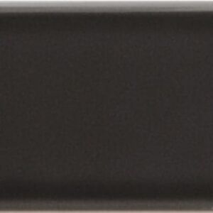 Palos Black Glazed Ceramic Long Brick (Sample)