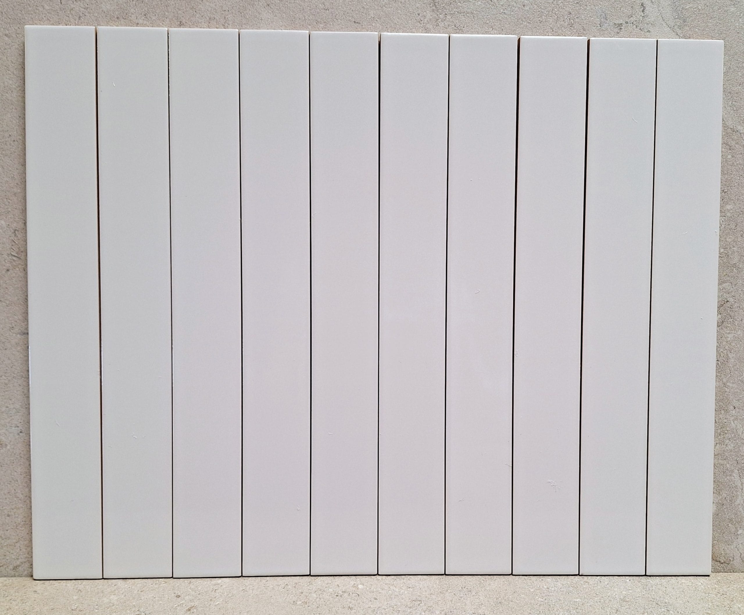 Palos Blanc Glazed Ceramic Long Brick