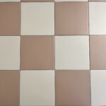 Victorian Pastello Antique Cream and Blush Chequer Porcelain